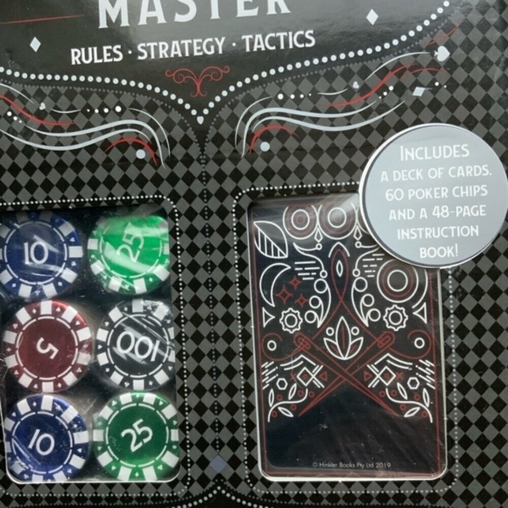Poker Night Card Kit Master Game Set with Instructions All Level Players - Picture 6 of 13